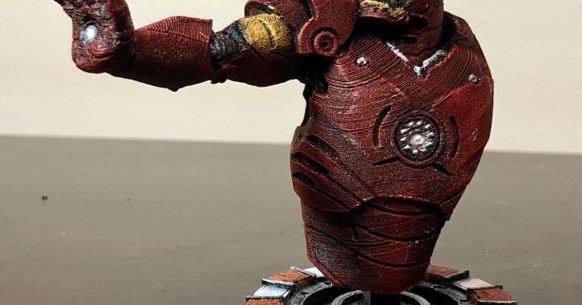 Iron Man MK3 - Bust Statue (No supports)