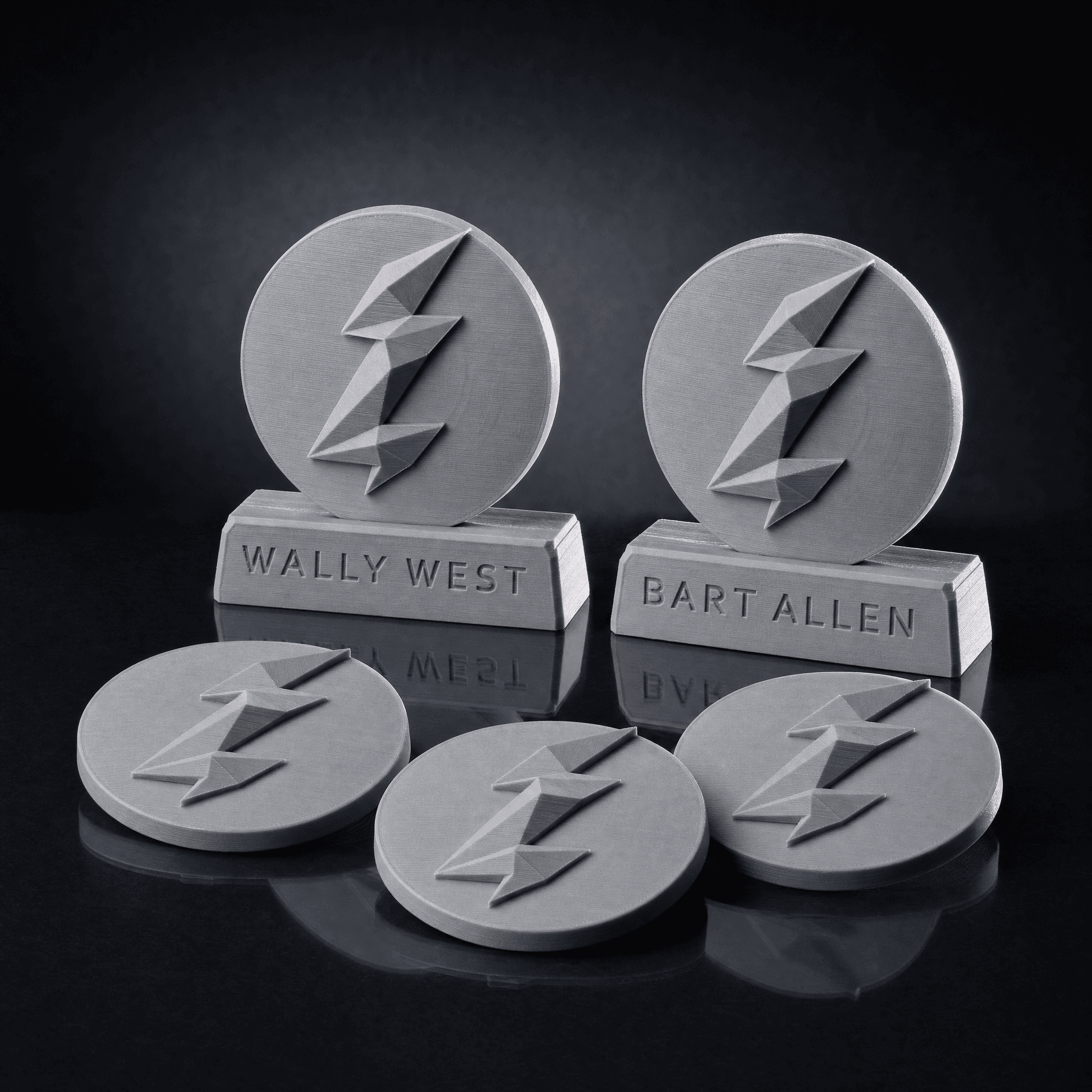 THE FLASH STATUE SET