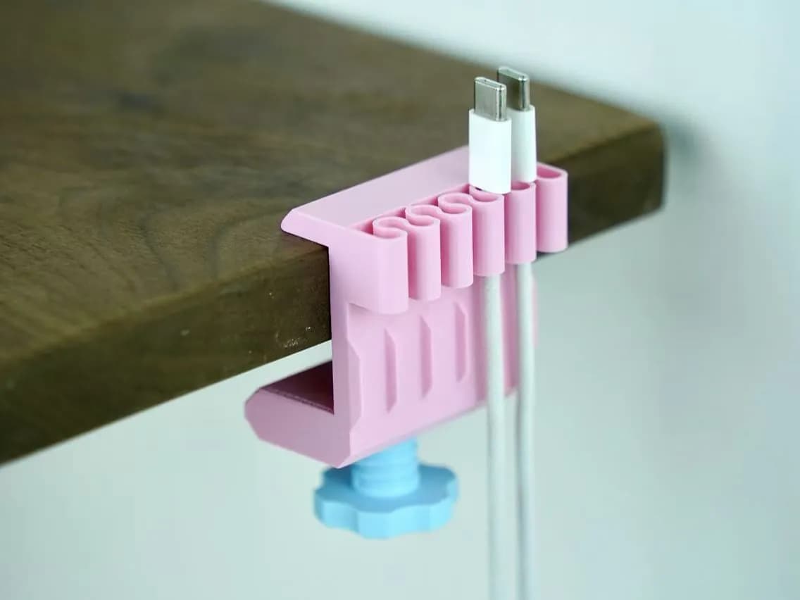 Desk Cable Organizer Clamp | Premium Wire Holder