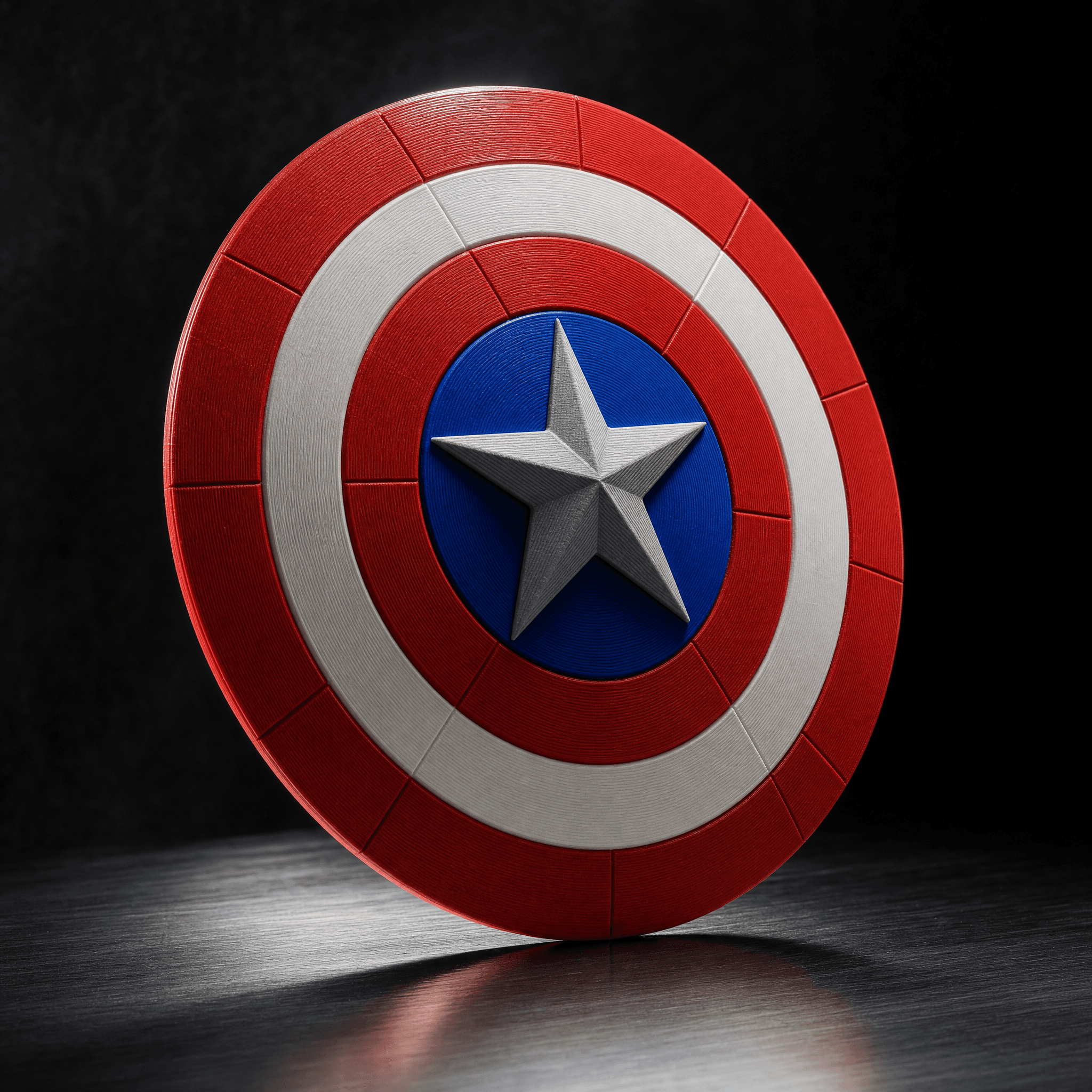 Captain America's Shield Keychain