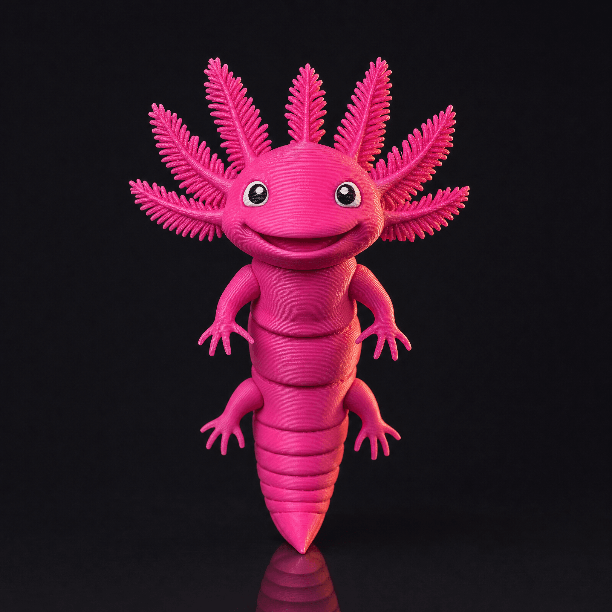Flexi Axolotl | One-Piece Articulated Axolotl Cute