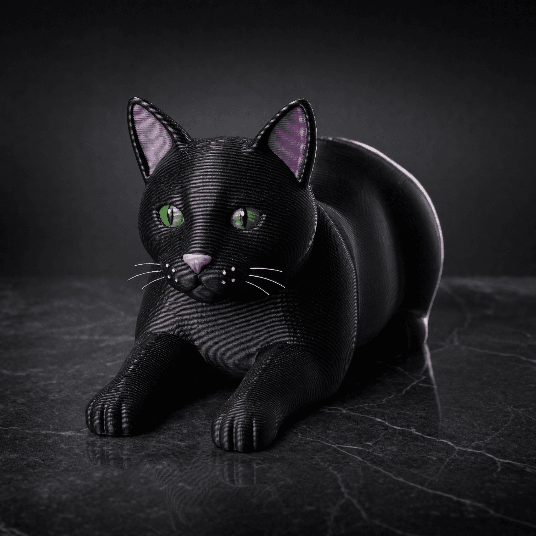 Flexi Holding Cat (Print-in-place)
